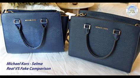 Real vs fake Michael Kors Selma handbag review. How to spot 